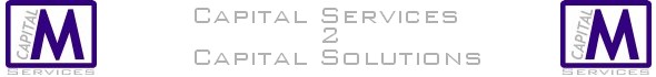 Capital M Statement: Capital Services 2 Capital Solutions Banner